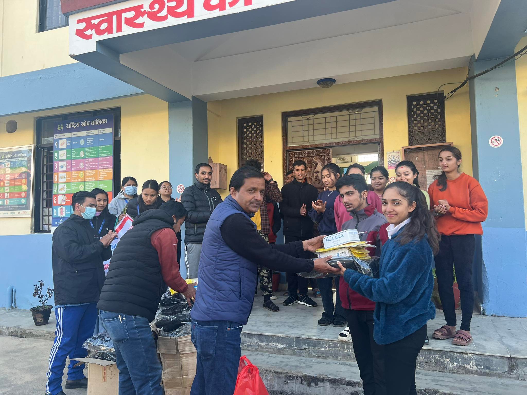 Municipal waste management through student volunteers